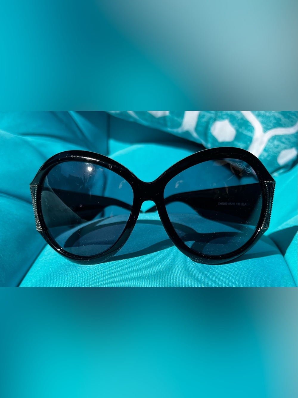 Ed Hardy Black Oversized Pices Women’s Sunglasses